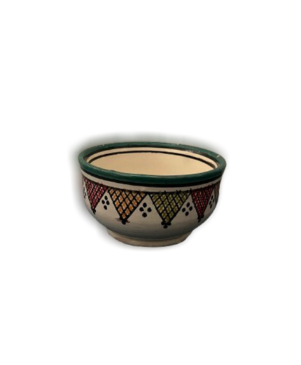 Two Hand Painted Safi Ceramic Bowl stacked together for display