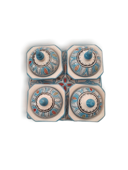 Handmade Organizer Set - Turquoise Multi-Color