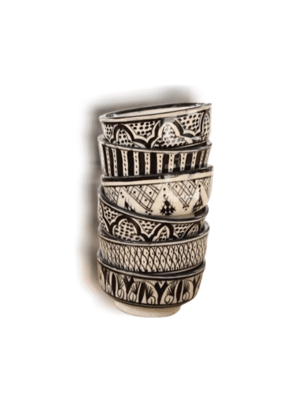 Safi Black & White Ceramic Bowl
